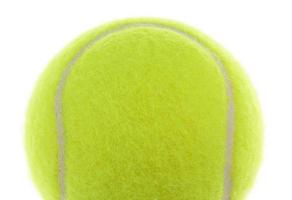 tennis boll makro foto