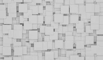 abstact vit modern arkitektur bakgrund med vit kuber på de vägg. 3d tolkning illustration foto
