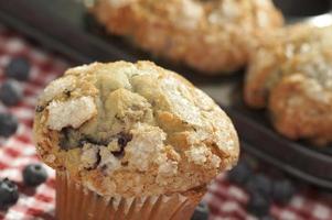 färsk blåbär muffins foto
