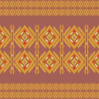 skön färgrik thai stickat broderi. geometrisk etnisk orientalisk mönster traditionell på svart bakgrund, thai lyx mönster modern kultur med klippning väg, foto