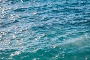 textur av blå hav foto