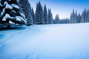 skön vinter- bakgrund med snö. ny år, jul och Övrig högtider, webb affisch, hälsning kort. foto