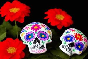 dia de los muertos, traditionell mexikansk kulturell festival. deads dag. foto
