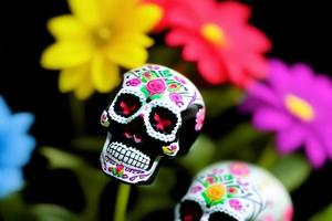 dia de los muertos, traditionell mexikansk kulturell festival. deads dag. foto