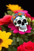 dia de los muertos, traditionell mexikansk kulturell festival. deads dag. foto