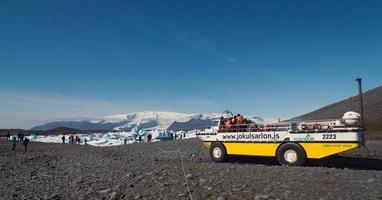 utflykt till gammal glaciär landskap Foto