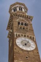 torre dei lamberti i verona, Italien foto