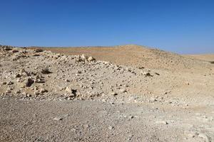 de negev är en öken- i de mitten öster, belägen i de söder av israel. foto
