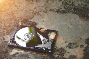 2,5 tum hård disk enheter är fortfarande populär. foto
