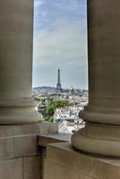 se av de paris horisont från de pantheon. foto