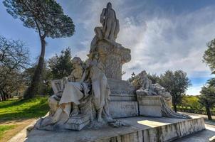 wolfgang goethe monument - rom, Italien foto