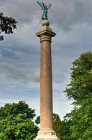 slåss monument på oss militär akademi foto