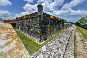 fort av san jose el alt, en spanska kolonial fort i campeche, Mexiko, 2022 foto