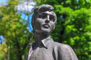 monument i lychakiv kyrkogård en känd och historisk kyrkogård i lviv, Ukraina, 2022 foto