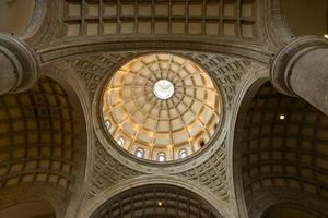 merida, mexico - Maj 24, 2021 - de san ildefonso katedral av merida, de först katedral till vara färdiga på de amerikan fastland och de endast ett till vara helt byggd under de 16: e århundrade. foto