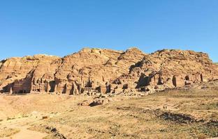 landskap på petra, jordan foto