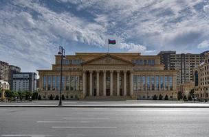 de överlägsen domstol av de republik av azerbaijan i baku, azerbajdzjan. foto