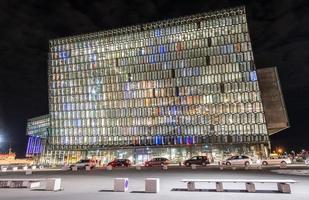 harpa konsert hall i reykjavik, Island, 2022 foto