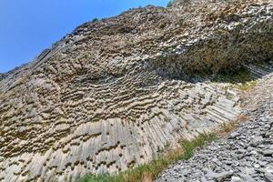 unik geologisk undra symfoni av de stenar nära garni, armenia foto