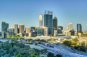 perth horisont, Australien foto