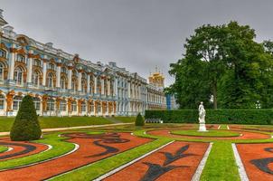 de överdådig Catherine palats i tsarskoe selo, st. Petersburg, Ryssland. foto