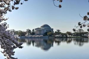Jefferson minnesmärke - Washington likström foto