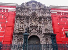 san agustin kyrka - lima, peru foto