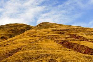 se längs de cusco-puno väg, peru foto