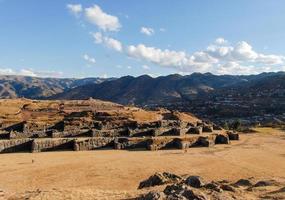 sacsayhuaman, helig dal av de incas foto