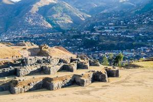 sacsayhuaman, helig dal av de incas foto