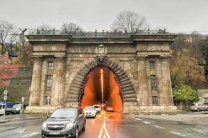 buda slott tunnel - budapest, Ungern, 2022 foto