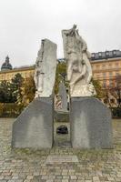 minnesmärke mot krig och fascism - Wien, Österrike, 2022 foto