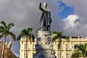 de central parkera av havana med de jose marti monument, 2022 foto