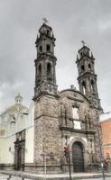 kyrka av san kristobal i puebla, Mexiko. foto