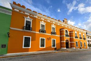 campeche, mexico - Maj 25, 2021 - kommunal palats av campeche, Mexiko. foto