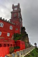 palacio da pena i sintra, lisboa, Portugal, Europa. den är en romantiker slott i sao pedro de penaferrim, i de kommun av sintra, portugal. foto