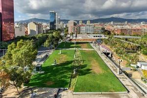 de parc de joan miro i barcelona, Katalonien, Spanien. foto