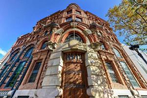 central catalana av elektricitet, också känd som central vilanova, nittonde århundrade byggnad i barcelona, Spanien. foto