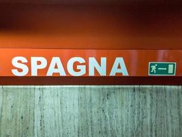 spagna station - rom, Italien, 2022 foto