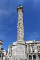 marcus aurelius kolumn - rom, Italien foto