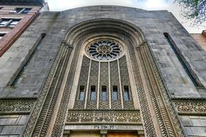 synagoga av församling ohab zedek byggd i de moorish väckelse i ny york stad foto