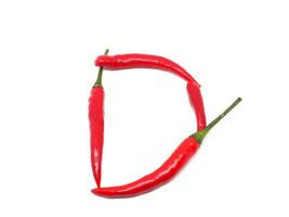 röd chili karaktär foto