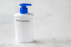 hand sanitizer flaska foto