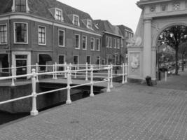 de stad av leiden i de nederländerna foto