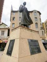 gandhi staty - johannesburg, söder afrika foto