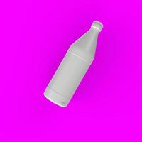 flaska vatten isolerad foto