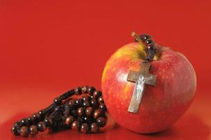 bibel evas synd röd äpple foto