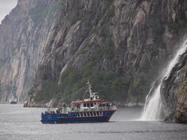 i de norska fjordar foto