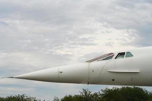 manchester, midlands, förenad rike, juli 29:e, 2006 brittiskt luftvägarna concorde överljuds- passagerare jet foto