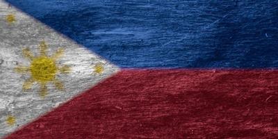 filippinerna flagga textur som bakgrund foto